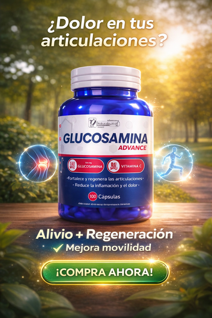 GLUCOSAMINA ADVANCE – Recupera tu Movimiento sin Dolor