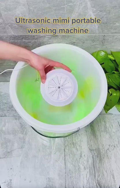 Mini Lavadora Portátil Turbo 360° – Limpieza Rápida en Cualquier Lugar