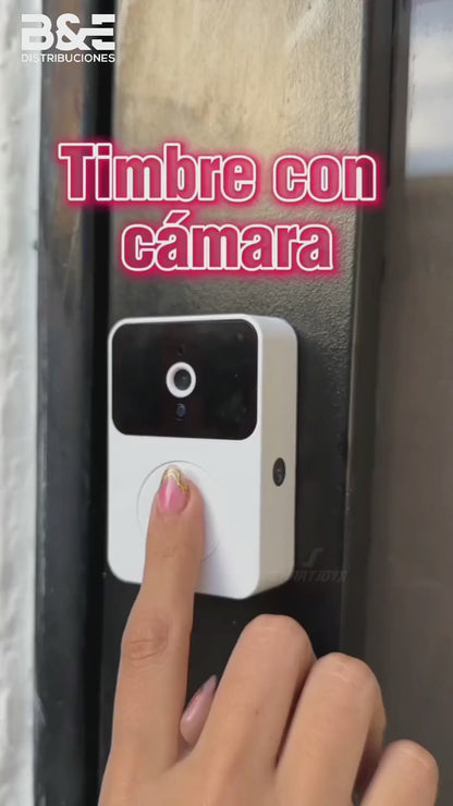 Timbre Inteligente con Cámara HD – Seguridad Total Desde Tu Celular